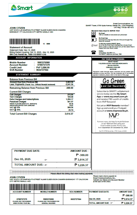  Minol USA business utility bill 